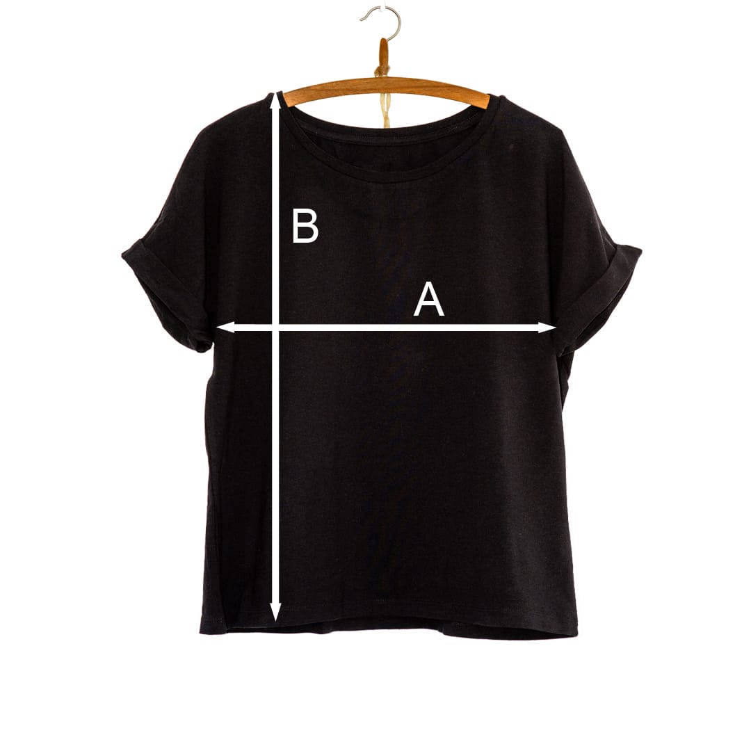 wzor rozmiaru bluzka oversize