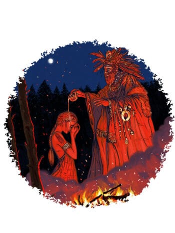 Szaman i dziewczyna letnie przesilenie