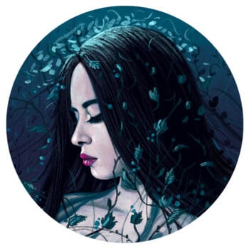 bluszcz księzycowy druk 1